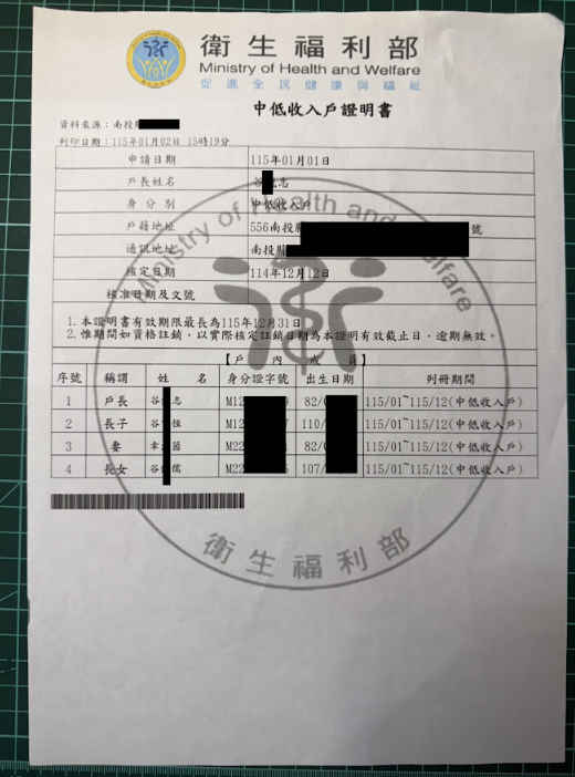 【1153028】獨抗家庭照護與喪父急難 – 喪葬救助金協助圓滿善終
